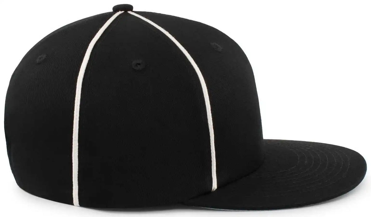 Pacific Headwear P820 Momentum Team Cap Black White