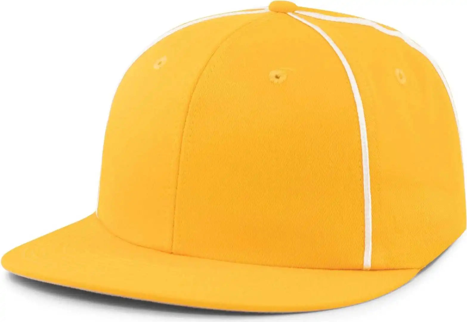 Pacific Headwear P820 Momentum Team Cap - Gold White - 7’’ 7 7/8’’