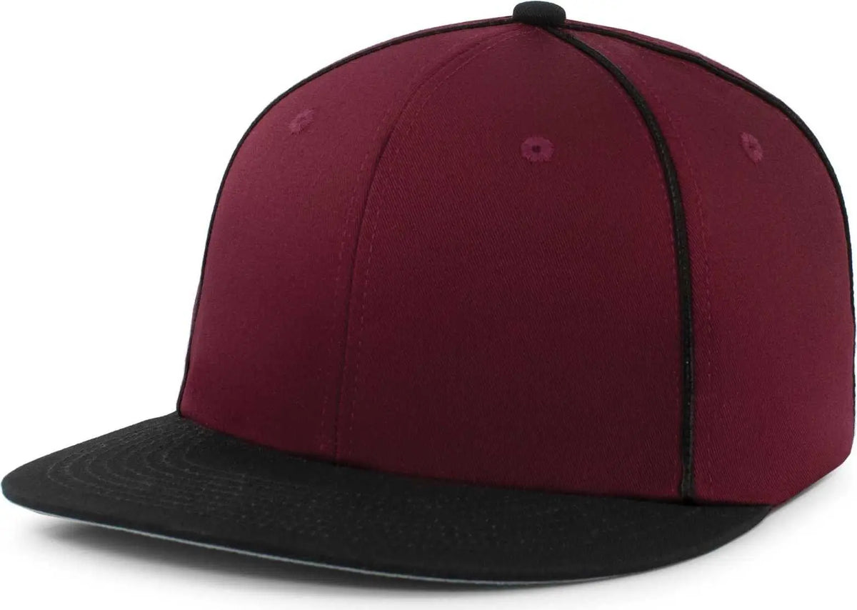 Pacific Headwear P820 Momentum Team Cap - Maroon Black