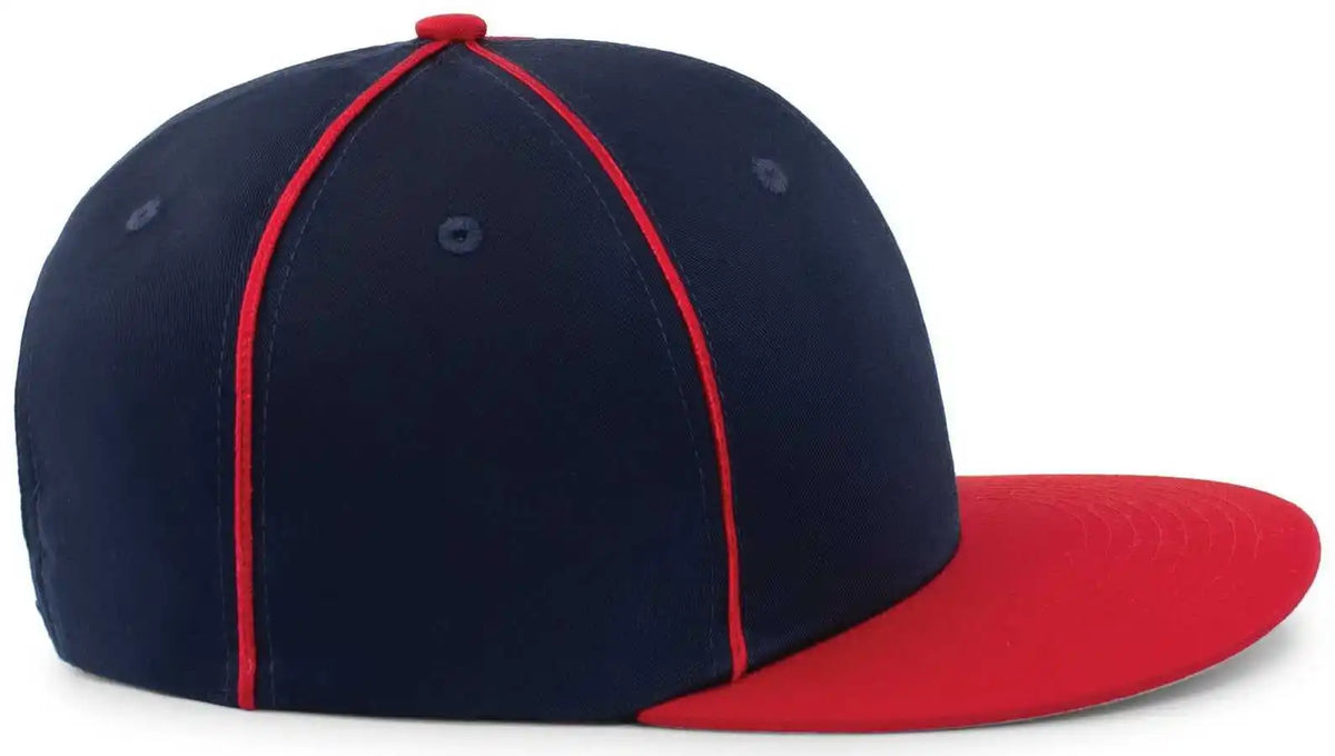 Pacific Headwear P820 Momentum Team Cap - Navy Red