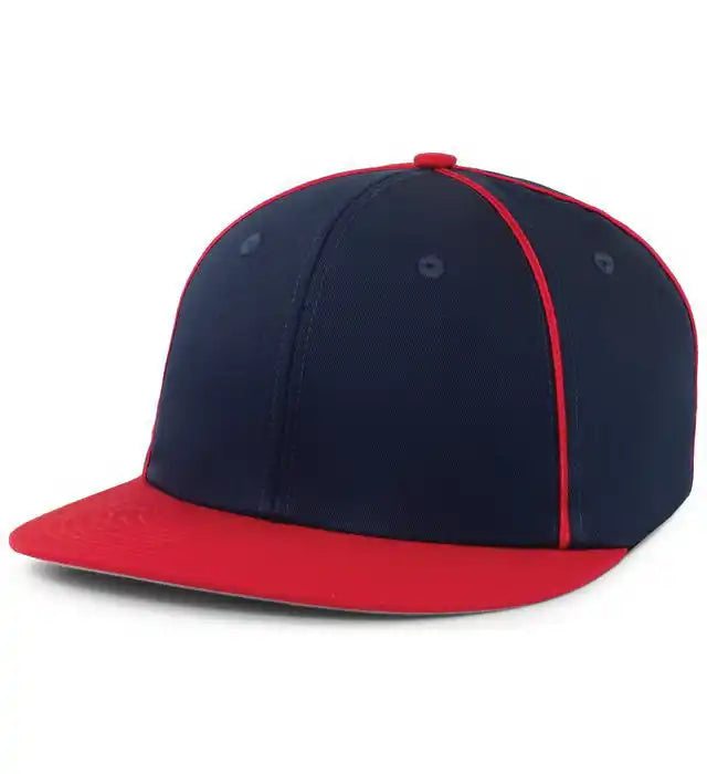 Pacific Headwear P820 Momentum Team Cap - Navy Red - 7’’ 7 7/8’’