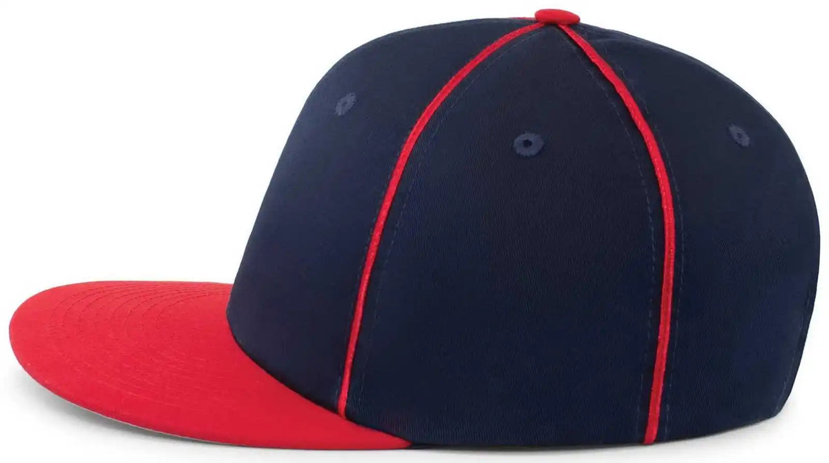 Pacific Headwear P820 Momentum Team Cap - Navy Red