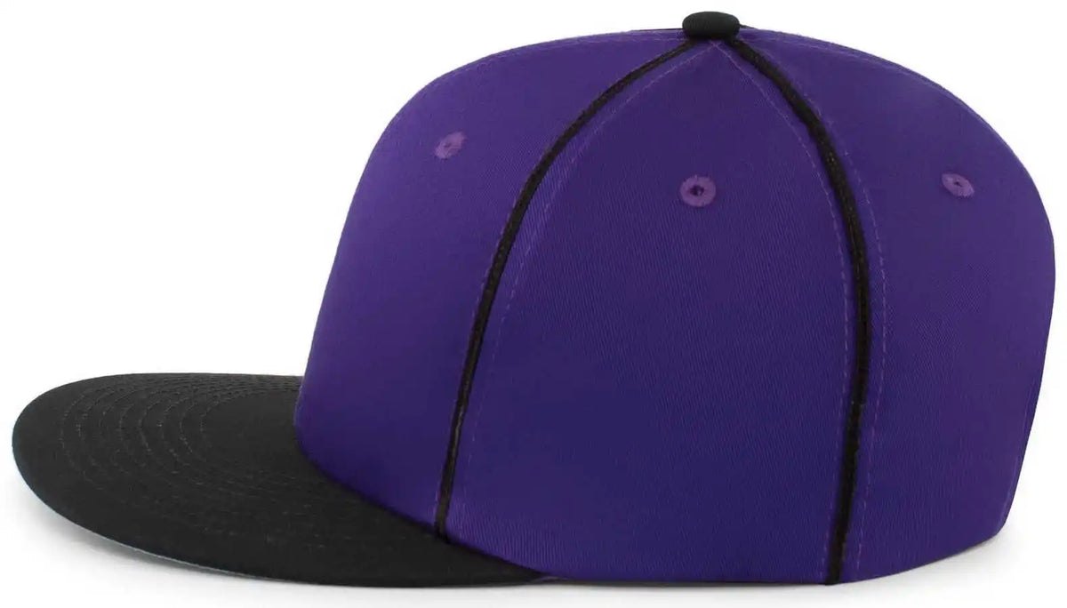 Pacific Headwear P820 Momentum Team Cap - Purple Black