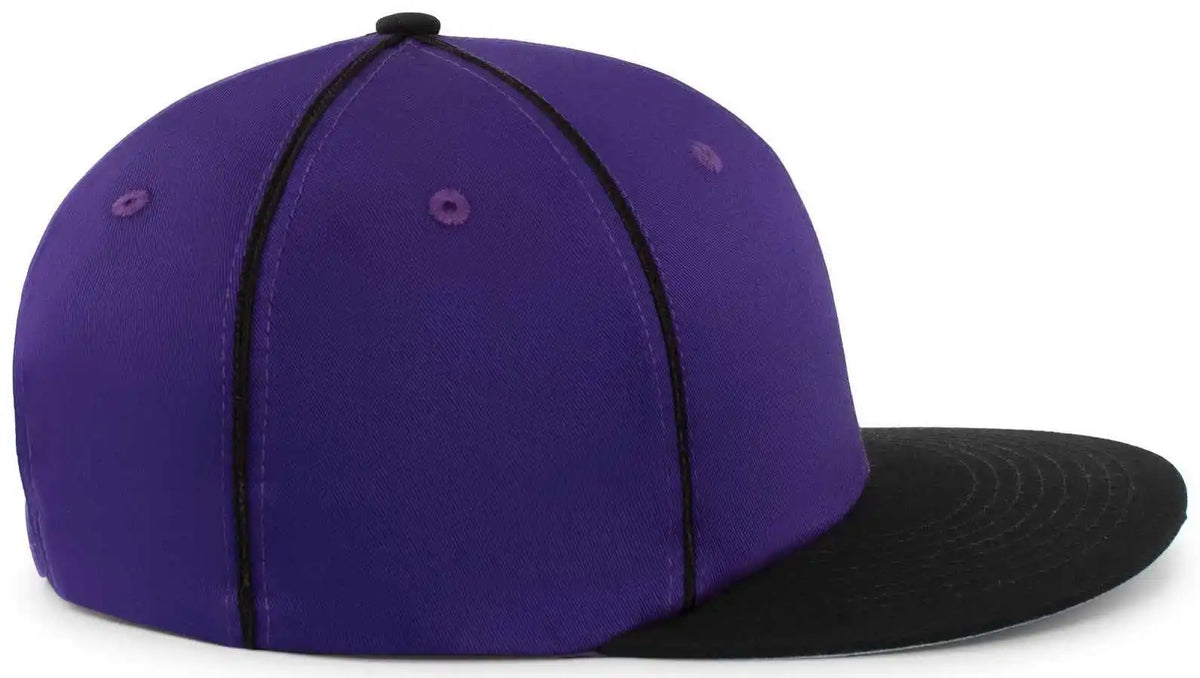 Pacific Headwear P820 Momentum Team Cap - Purple Black