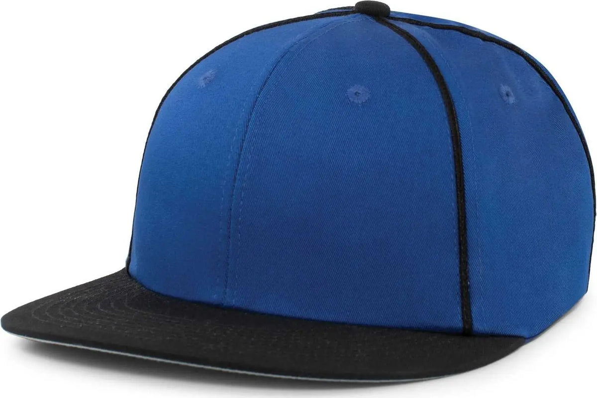 Pacific Headwear P820 Momentum Team Cap - Royal Black - 7’’ 7 7/8’’
