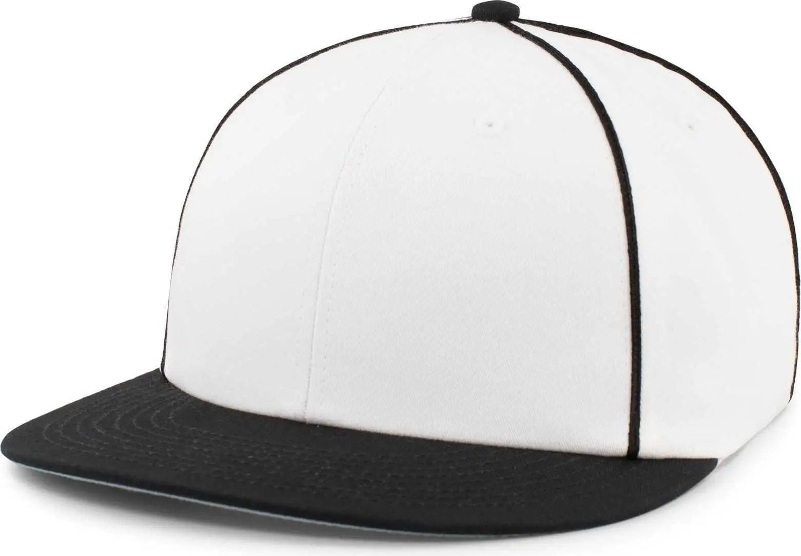 Pacific Headwear P820 Momentum Team Cap - White Black