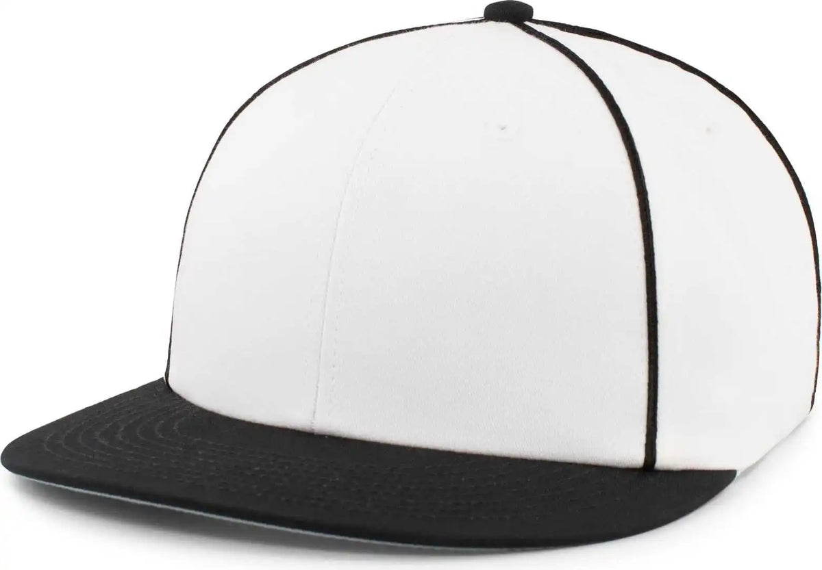 Pacific Headwear P820 Momentum Team Cap White Black / 7’’ 7 7/8’’