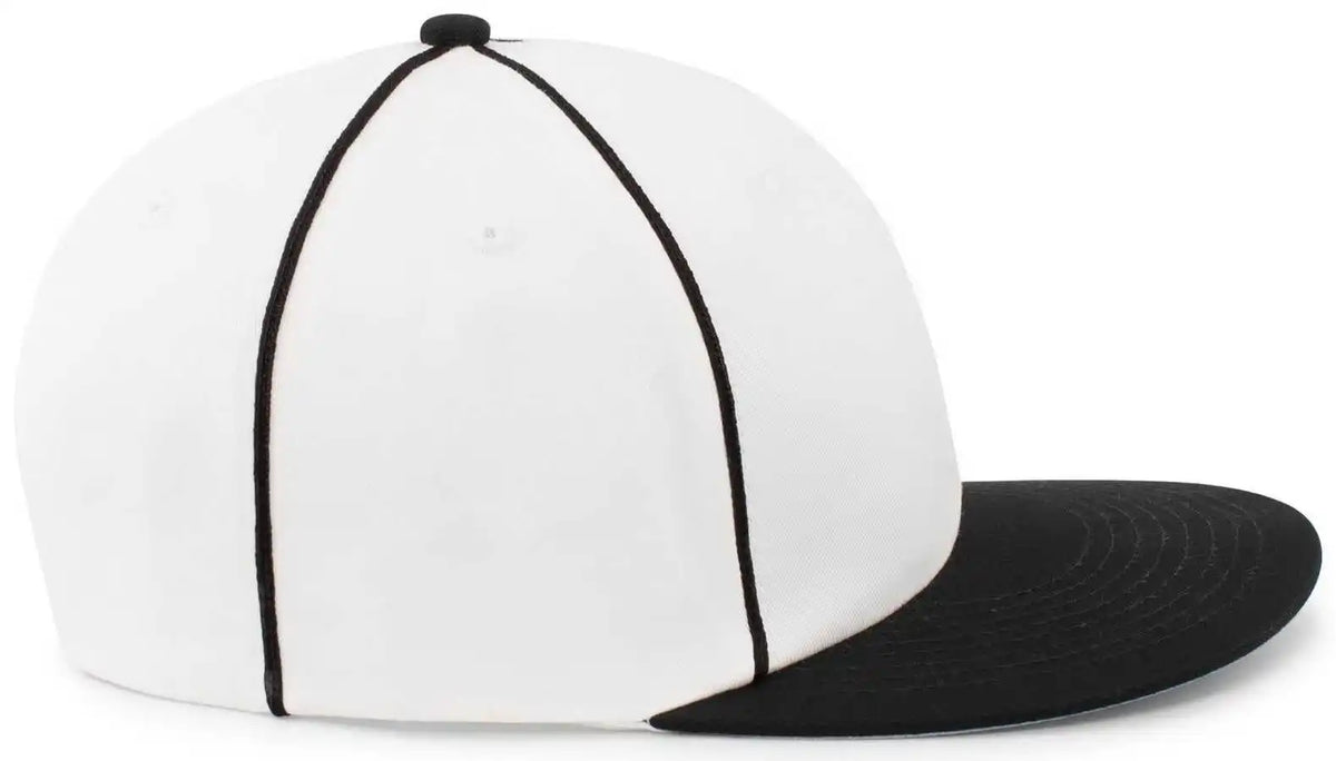 Pacific Headwear P820 Momentum Team Cap White Black