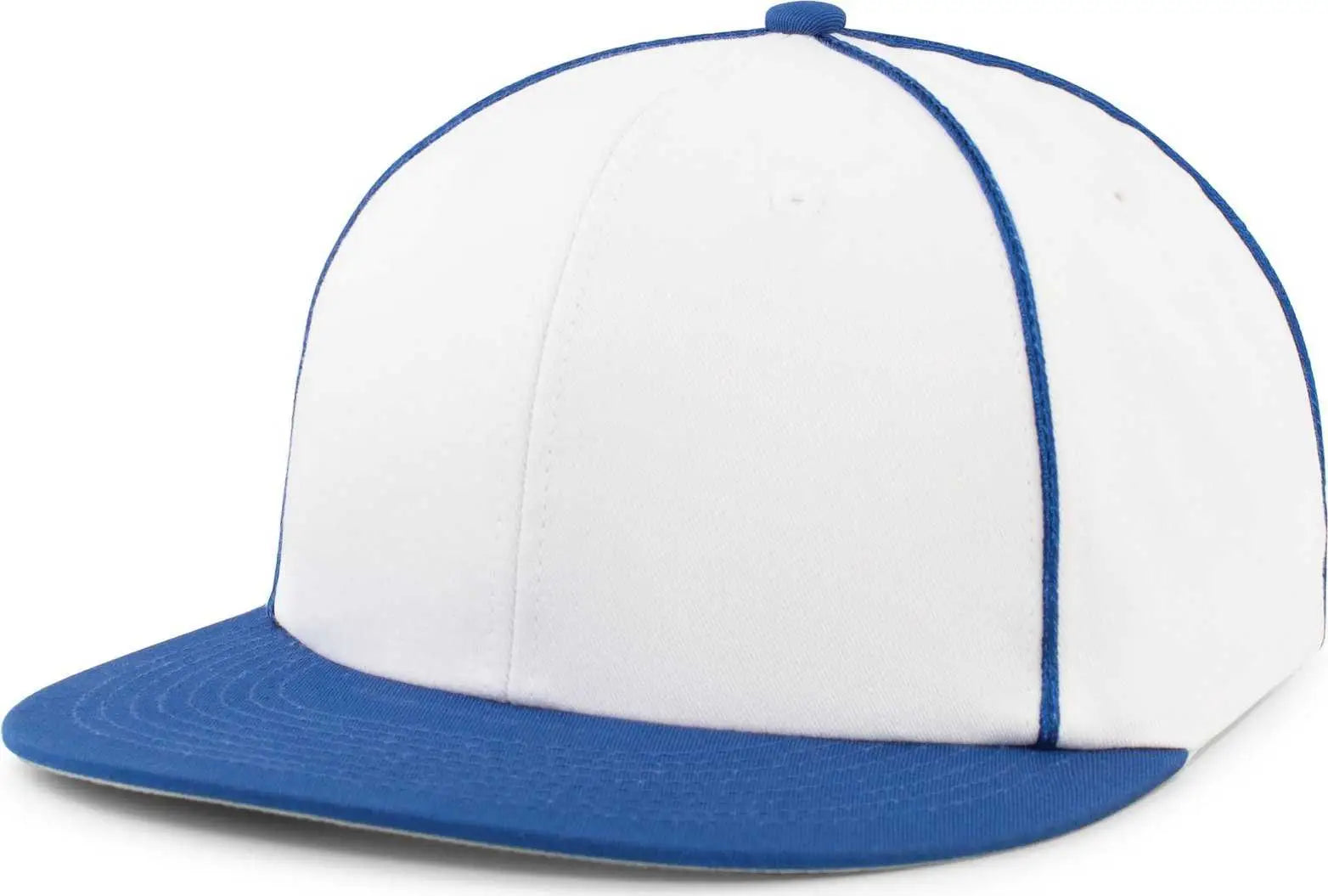 Pacific Headwear P820 Momentum Team Cap - White Royal - 7’’ 7 7/8’’