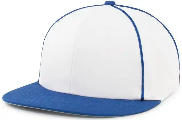 Pacific Headwear P820 Momentum Team Cap - White Royal - 7’’ 7 7/8’’