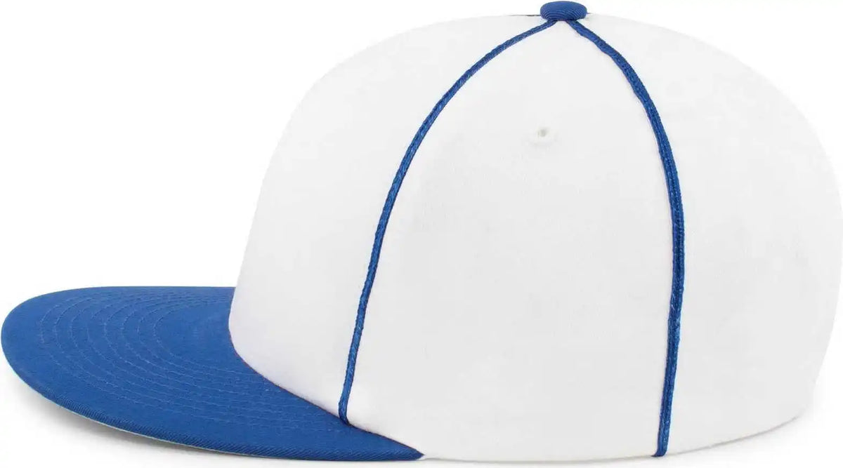 Pacific Headwear P820 Momentum Team Cap - White Royal