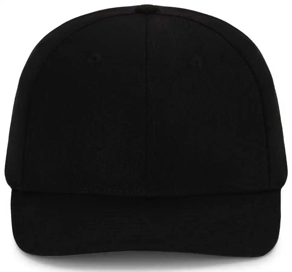 Pacific Headwear P821 Pro Wool Pacflex Cap - Black - 6 1/2’’ 7’’