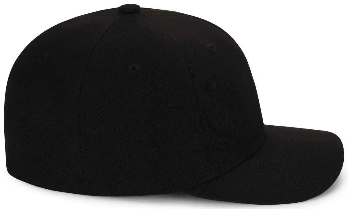 Pacific Headwear P821 Pro Wool Pacflex Cap Black