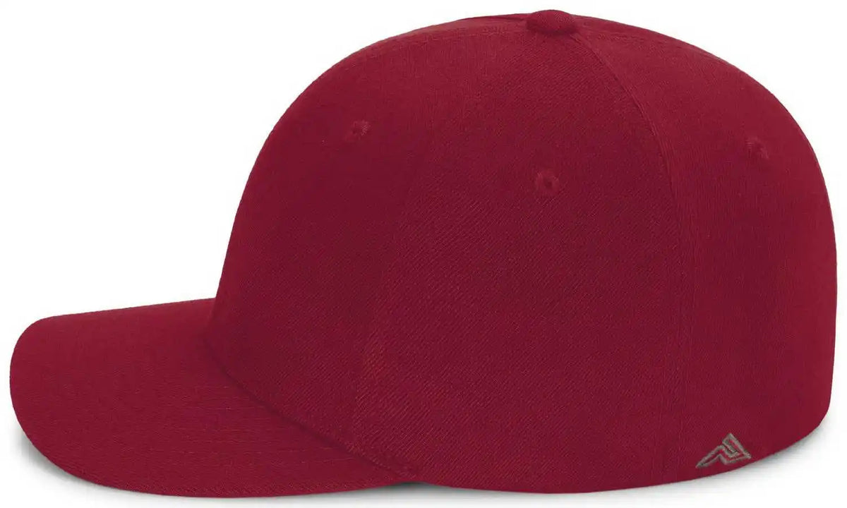 Pacific Headwear P821 Pro-wool Pacflex Cap - Cardinal