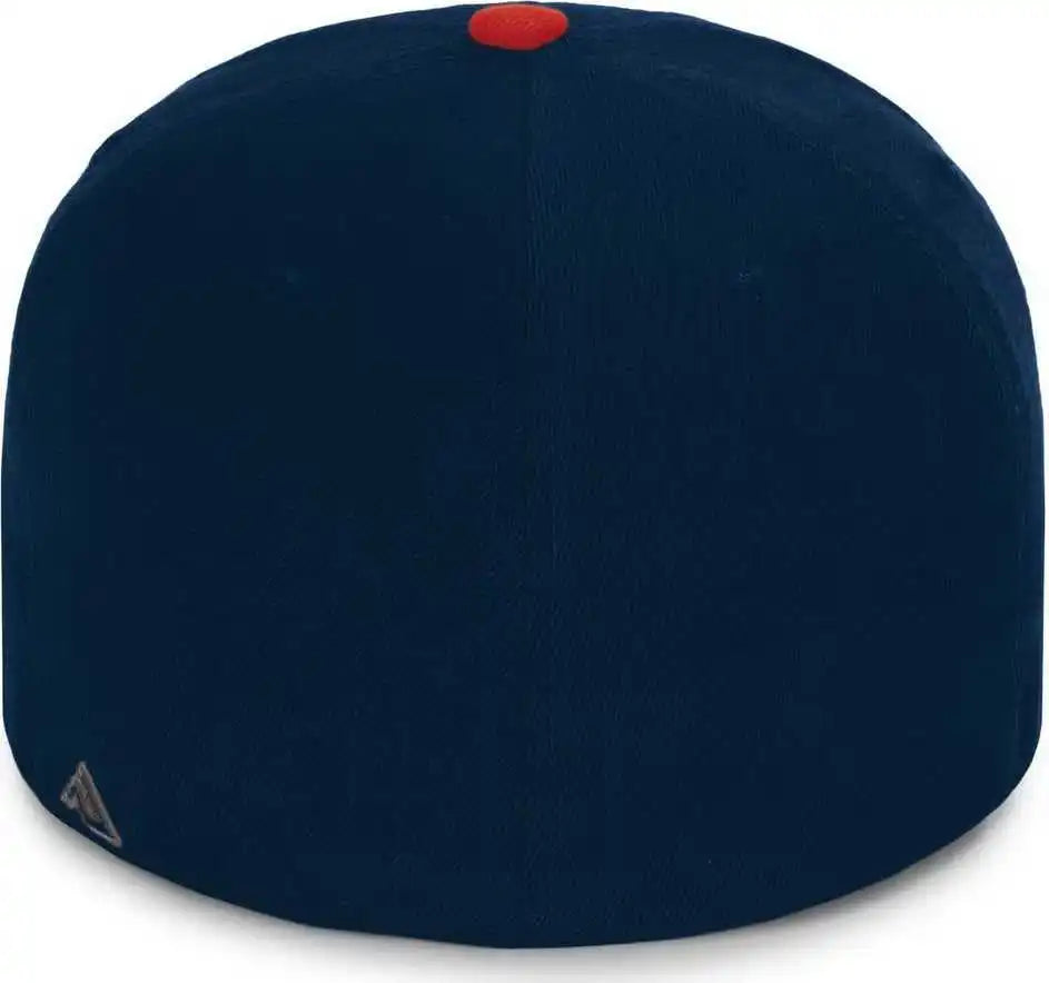 Pacific Headwear P821 Pro Wool Pacflex Cap - Navy Red