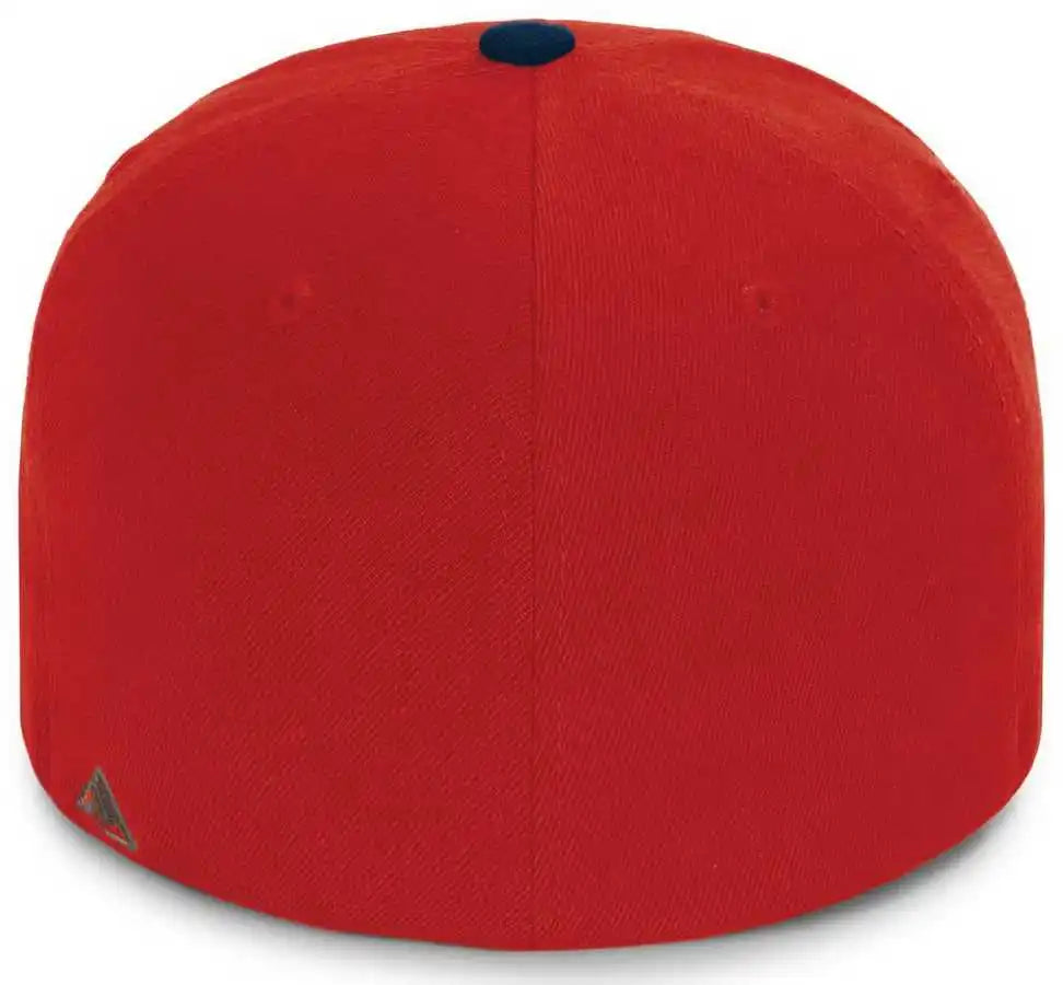 Pacific Headwear P821 Pro Wool Pacflex Cap - Red Navy