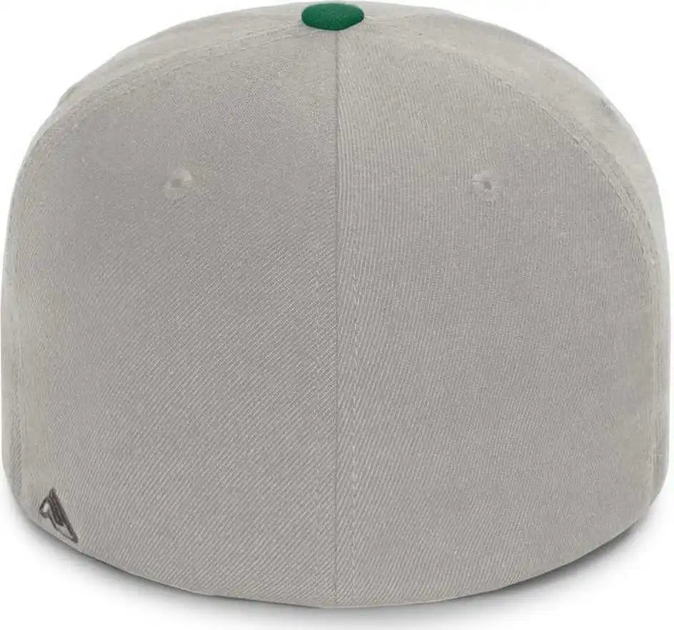 Pacific Headwear P821 Pro Wool Pacflex Cap - Silver Dark Green