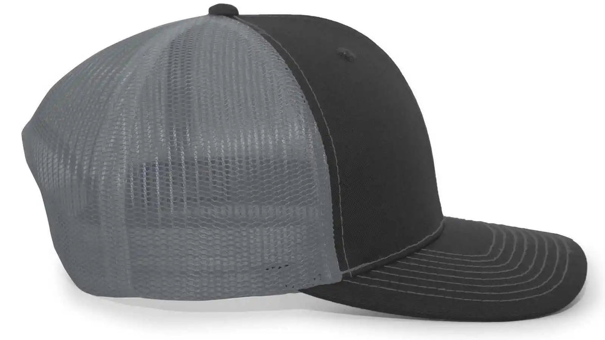 Pacific Headwear Pe10 Trucker Snapback Cap - Black Graphite - Dark Gray / 7’’ - 7 7/8’’