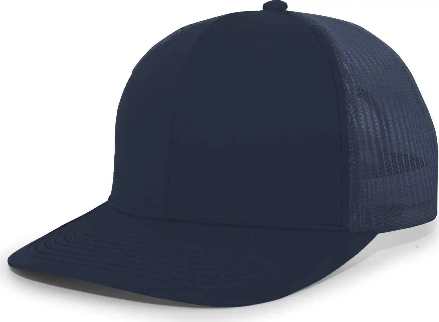 Pacific Headwear Pe10 Trucker Snapback Cap - Navy - 7’’ - 7 7/8’’