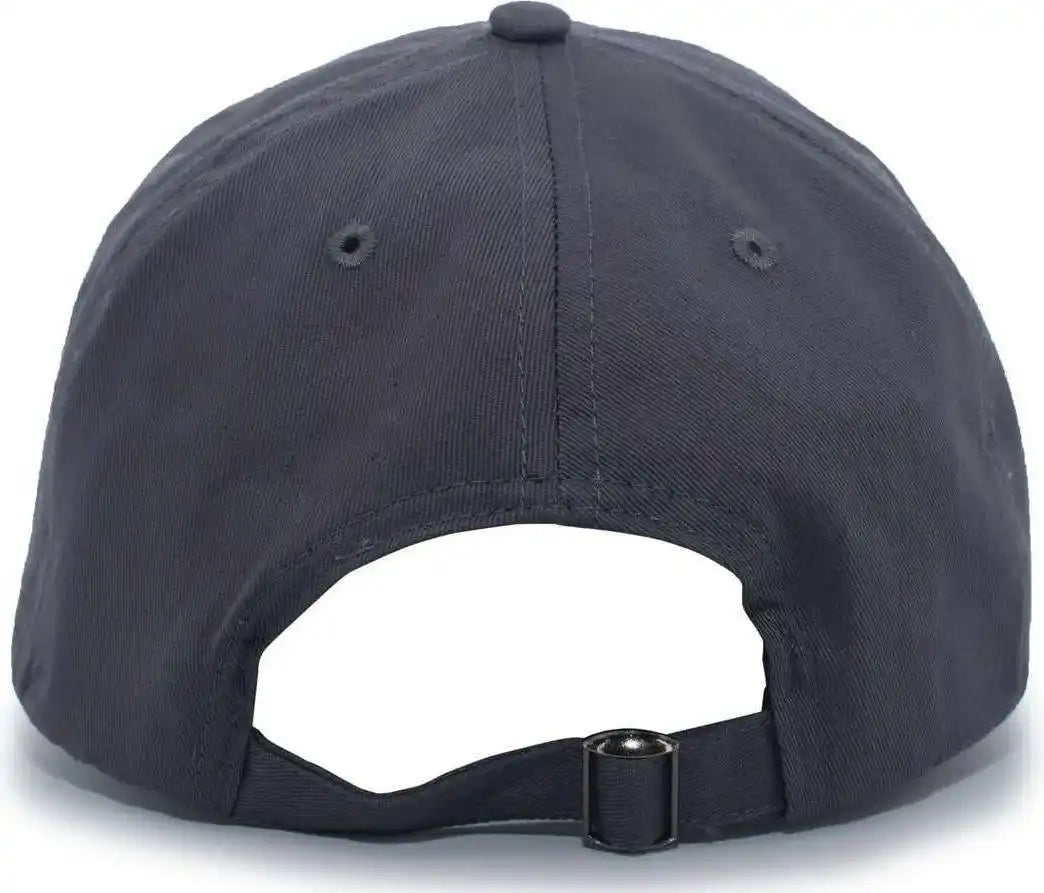 Pacific Headwear Pe8 Unstructured Buckle Back Cap Graphite Dark Gray / 7’’ 7 7/8’’