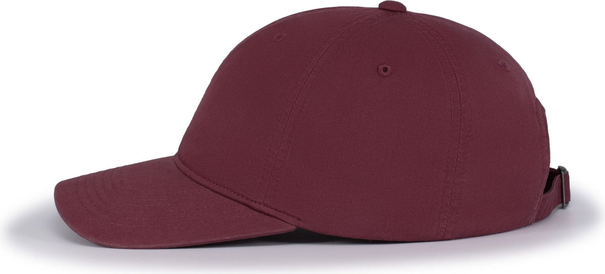 Pacific Headwear V57 Blank Vintage Buckle Strap Adjustable Cap - Cardinal - Os