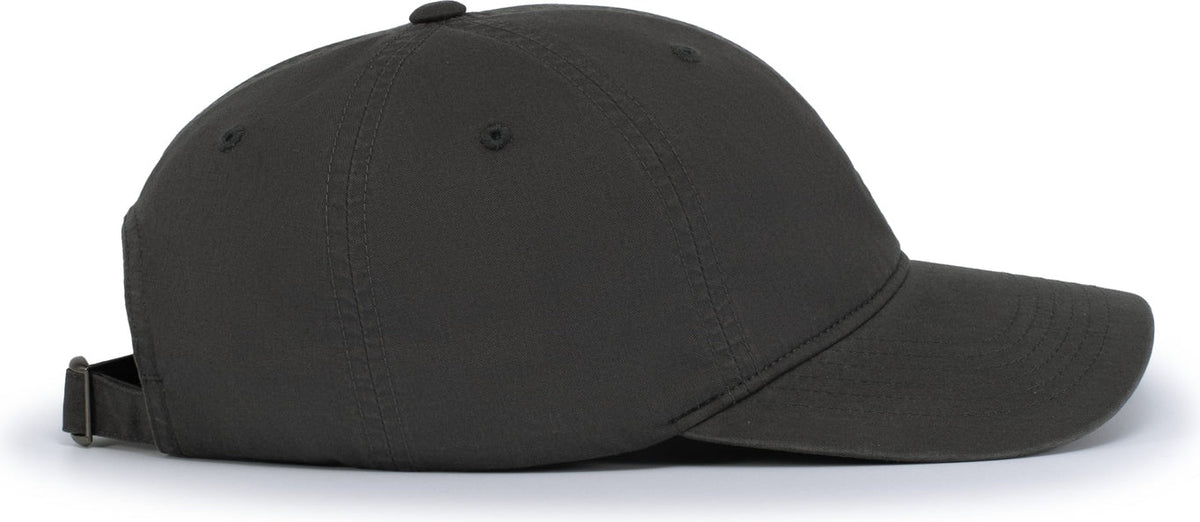 Pacific Headwear V57 Blank Vintage Buckle Strap Adjustable Cap - Charcoal - Dark Gray / Os