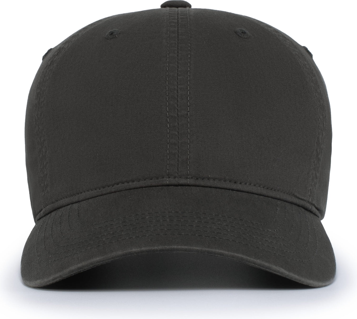 Pacific Headwear V57 Blank Vintage Buckle Strap Adjustable Cap - Charcoal - Dark Gray / Os