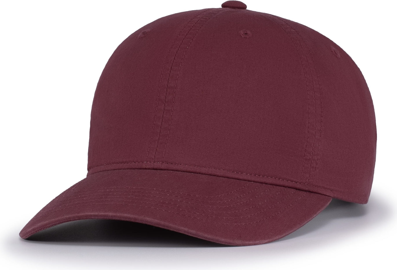 Pacific Headwear V57 Blank Vintage Buckle Strap Adjustable Cap - Cardinal - Os