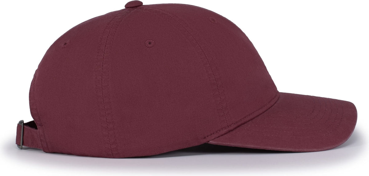 Pacific Headwear V57 Blank Vintage Buckle Strap Adjustable Cap - Cardinal - Os