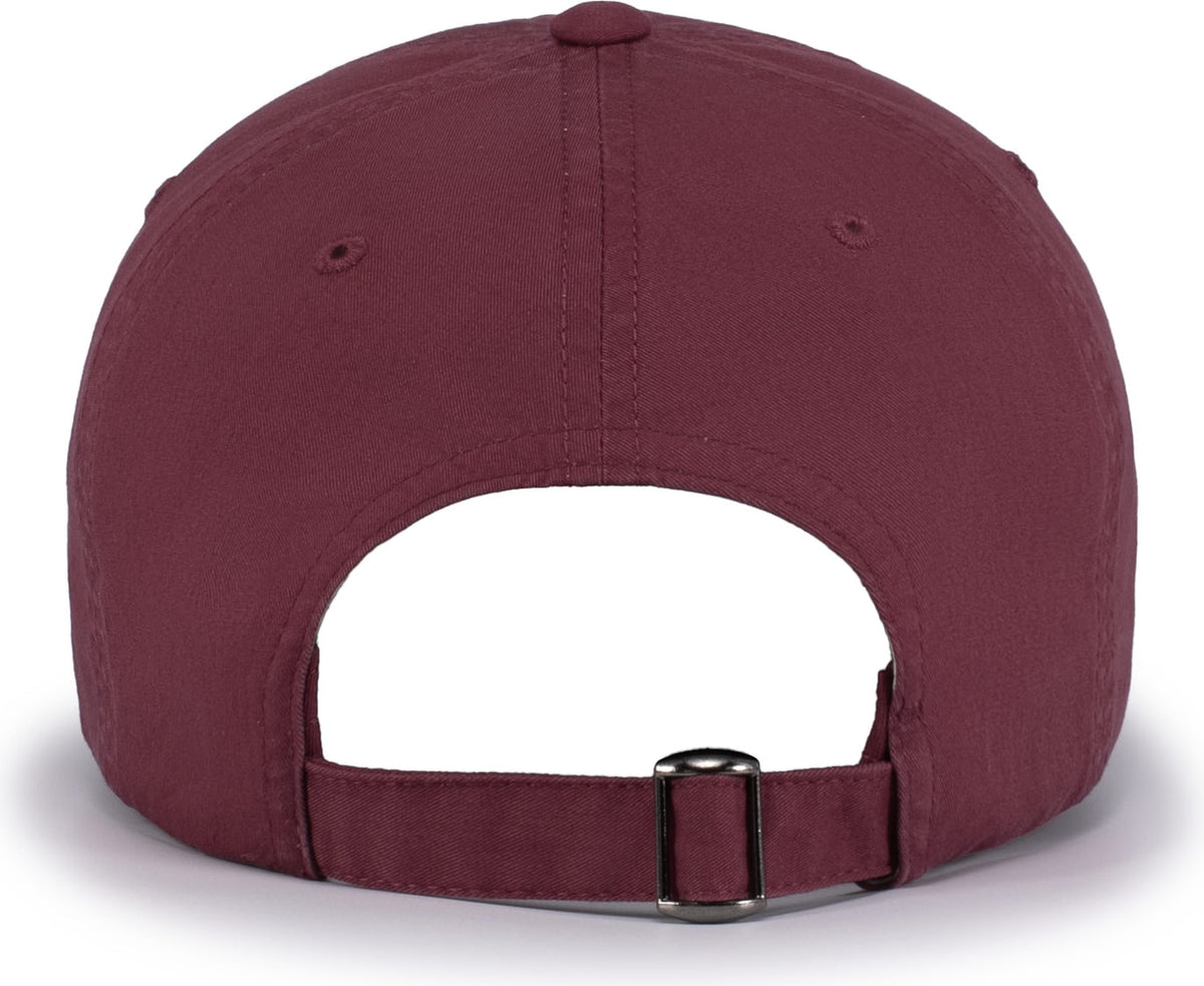Pacific Headwear V57 Blank Vintage Buckle Strap Adjustable Cap - Cardinal - Os