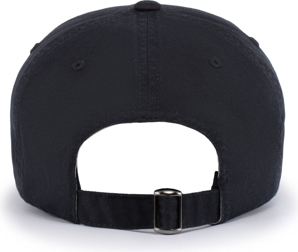 Pacific Headwear V57 Blank Vintage Buckle Strap Adjustable Cap - Black - Os
