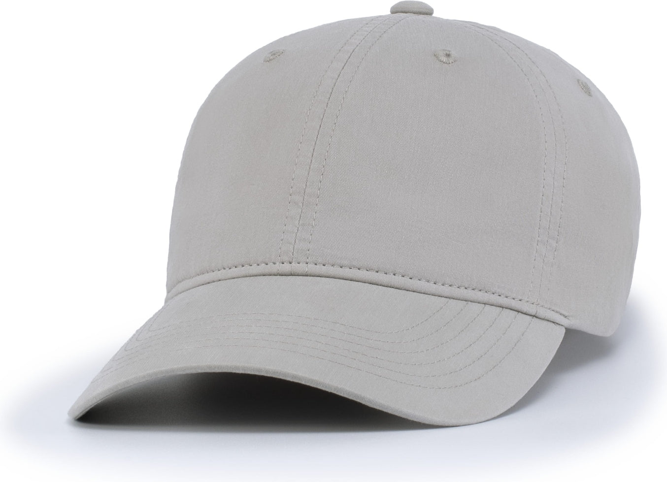 Pacific Headwear V57 Blank Vintage Buckle Strap Adjustable Cap - Silver - Light Gray / Os