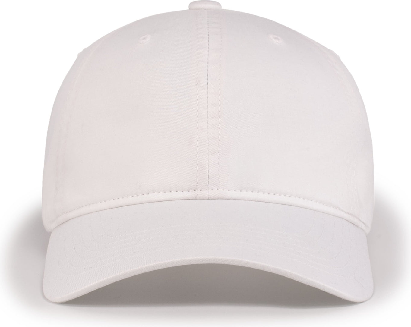 Pacific Headwear V57 Blank Vintage Buckle Strap Adjustable Cap - White - Os