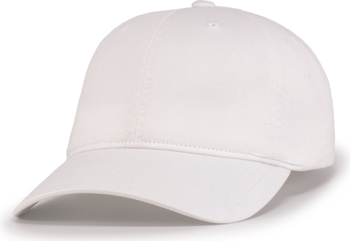 Pacific Headwear V57 Blank Vintage Buckle Strap Adjustable Cap - White - Os