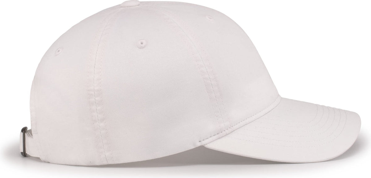 Pacific Headwear V57 Blank Vintage Buckle Strap Adjustable Cap - White - Os
