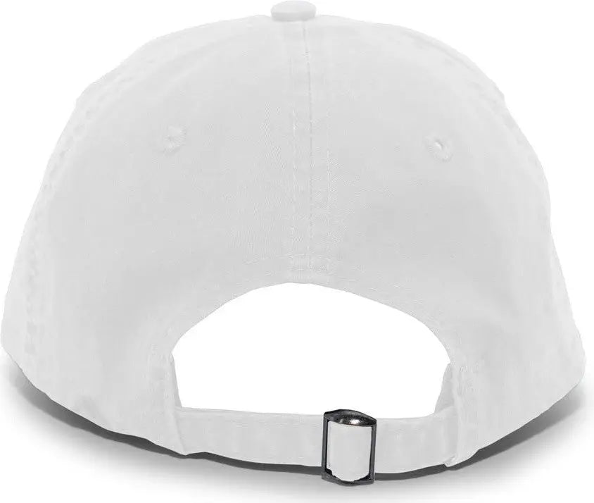 Pacific Headwear V57 Vintage Buckle Strap Adjustable Cap - White - 7’’ - 7 7/8’’
