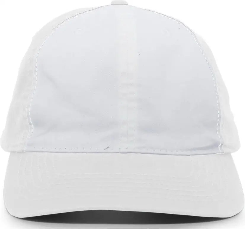 Pacific Headwear V57 Vintage Buckle Strap Adjustable Cap - White - 7’’ - 7 7/8’’