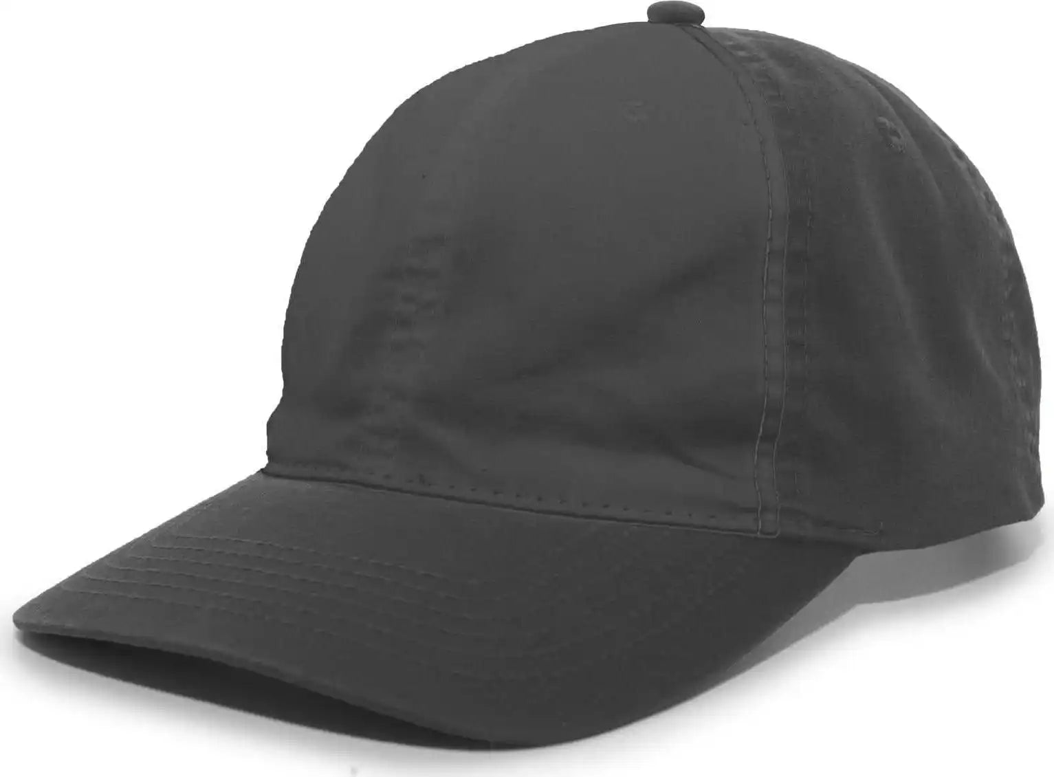Pacific Headwear V57 Vintage Cotton Buckle Back Cap - Charcoal - Dark Gray / 7’’ - 7 7/8’’