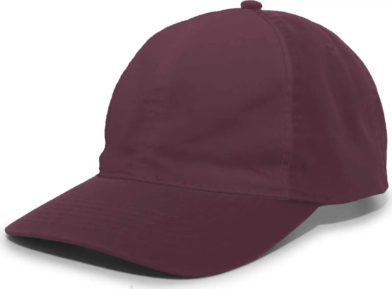 Pacific Headwear V57 Vintage Cotton Buckle Back Cap - Maroon - 7’’ - 7 7/8’’
