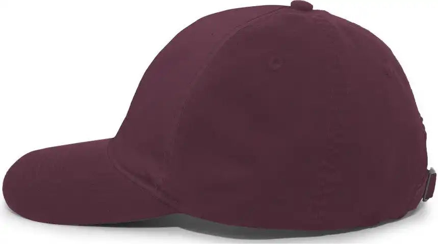 Pacific Headwear V57 Vintage Cotton Buckle Back Cap - Maroon - 7’’ - 7 7/8’’