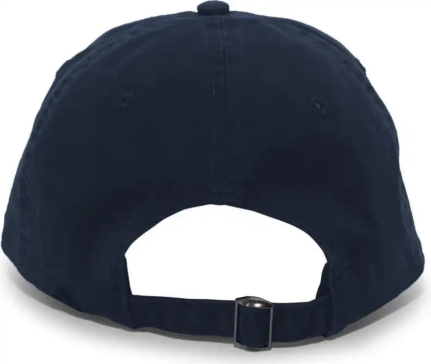 Pacific Headwear V57 Vintage Cotton Buckle Back Cap - Navy - 7’’ - 7 7/8’’