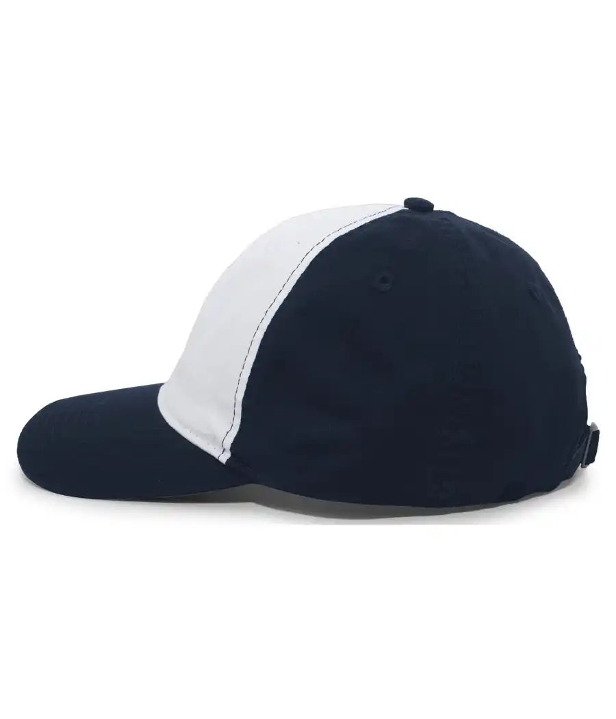 Pacific Headwear V57 Vintage Cotton Buckle Back Cap Navy White / 7’’ 7 7/8’’