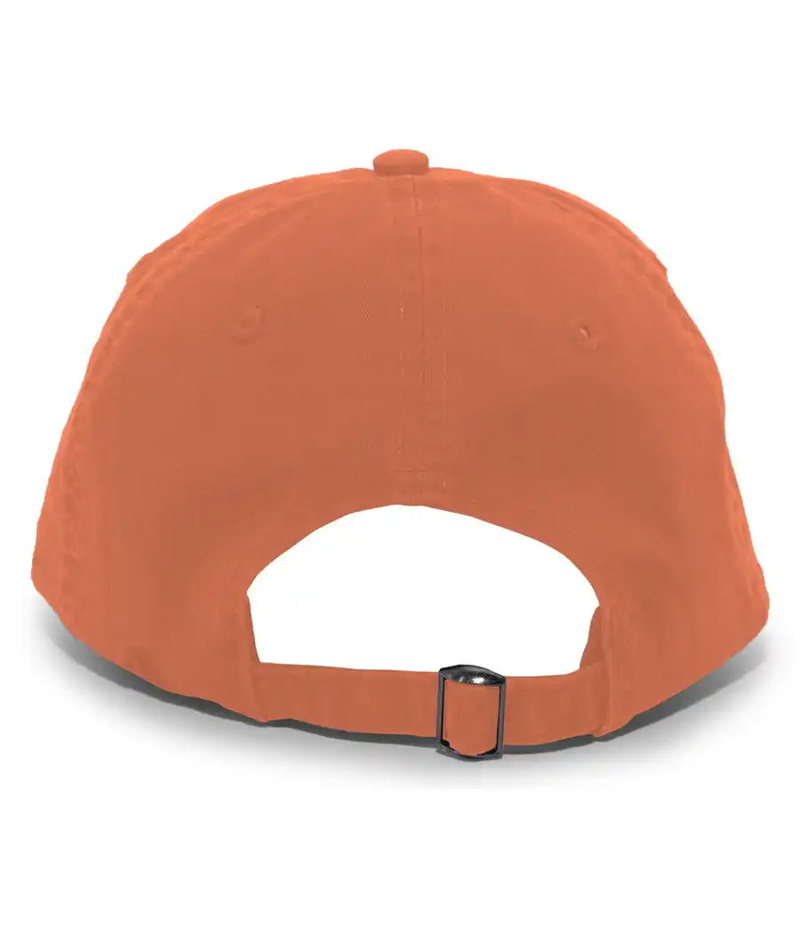 Pacific Headwear V57 Vintage Cotton Buckle Back Cap - Orange - 7’’ - 7 7/8’’