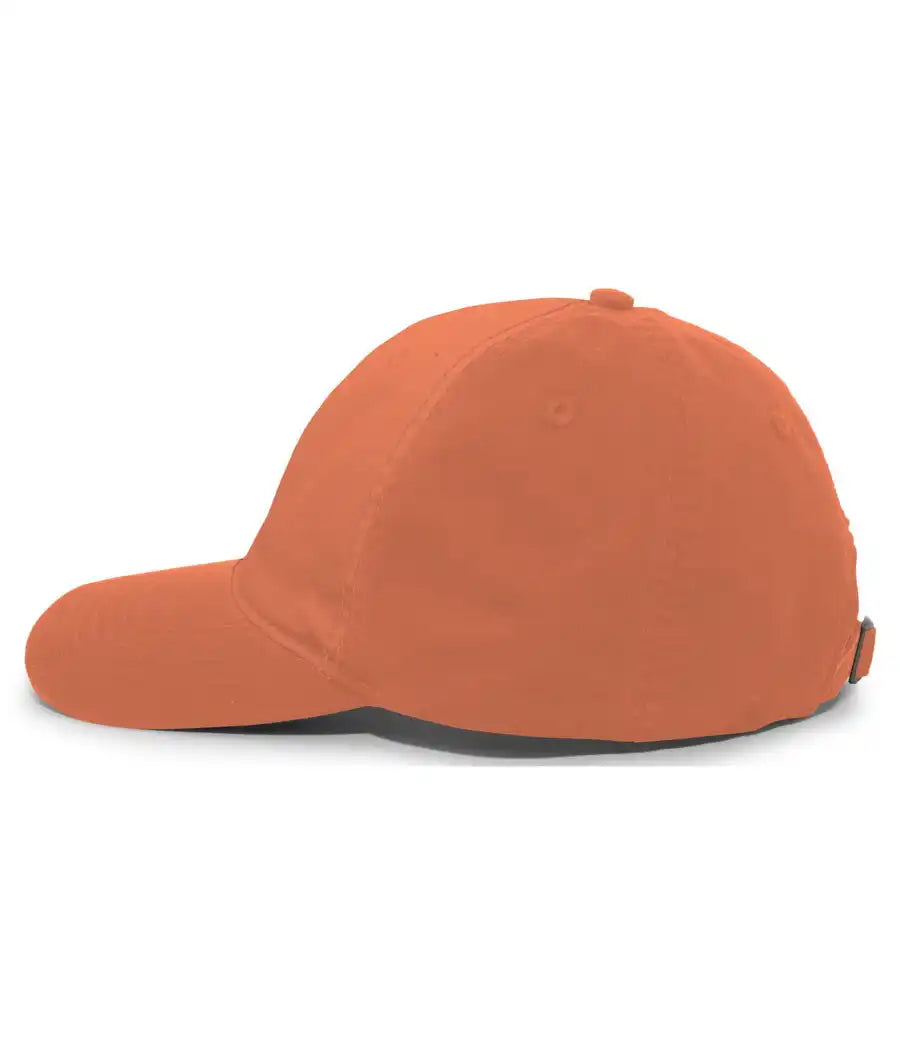 Pacific Headwear V57 Vintage Cotton Buckle Back Cap - Orange - 7’’ - 7 7/8’’