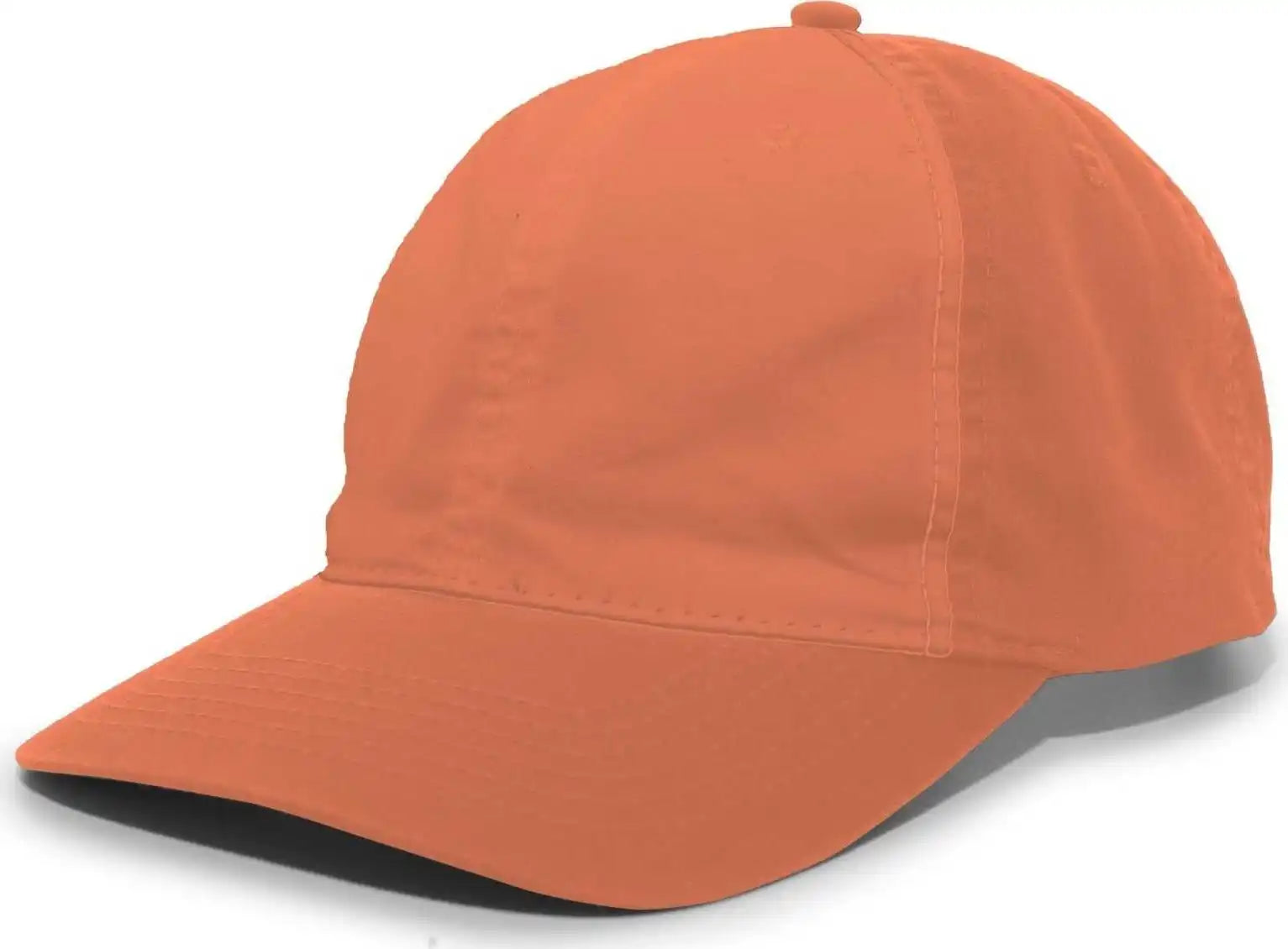 Pacific Headwear V57 Vintage Cotton Buckle Back Cap - Orange - 7’’ - 7 7/8’’