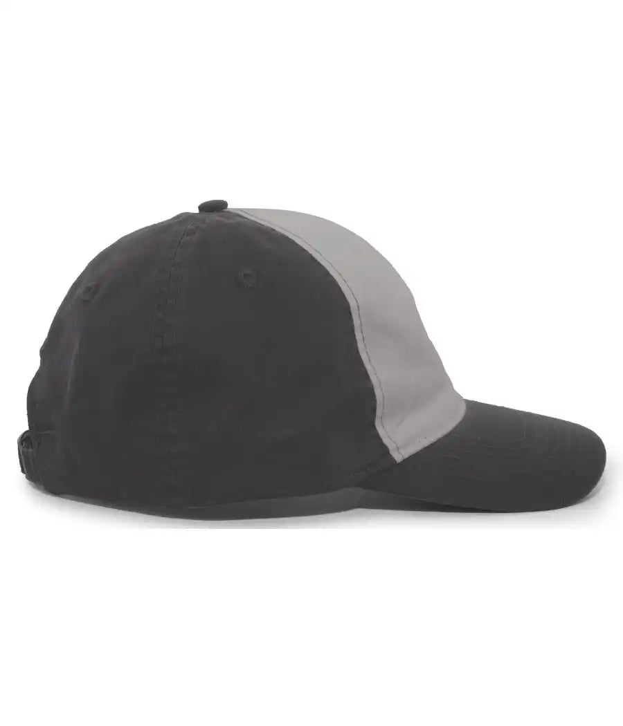 Pacific Headwear V57 Vintage Cotton Buckle Back Cap - Silver Charcoal - Light Gray Dark / 7’’ - 7 7/8’’