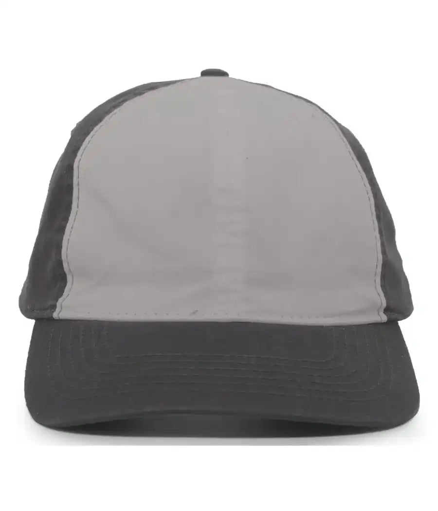Pacific Headwear V57 Vintage Cotton Buckle Back Cap - Silver Charcoal - Light Gray Dark / 7’’ - 7 7/8’’