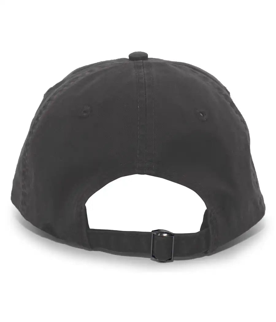 Pacific Headwear V57 Vintage Cotton Buckle Back Cap - Silver Charcoal - Light Gray Dark / 7’’ - 7 7/8’’