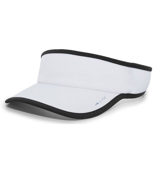 Pacific Lite Active Visor (u) (white/black) - Wht / Os