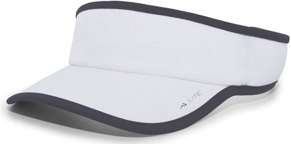 Pacific Lite Active Visor (u) (white/grey) - Wht / Os